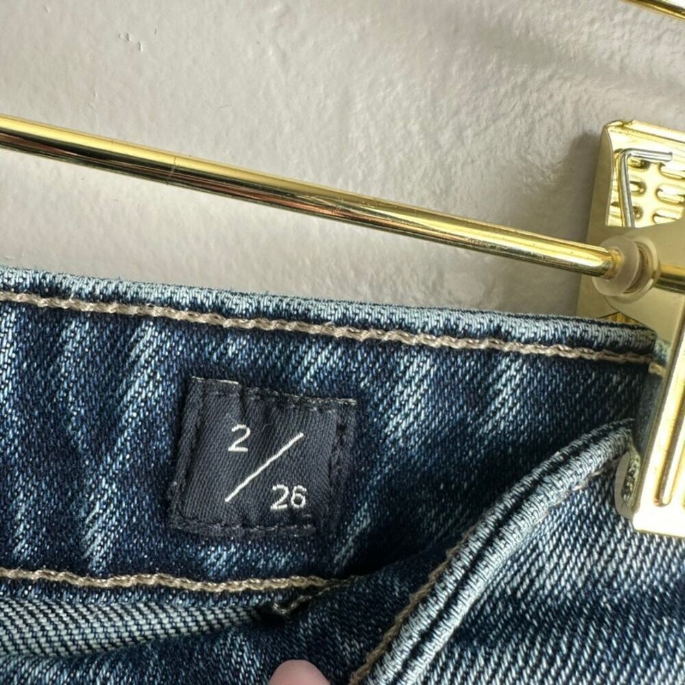 Lucky Brand The High Rise Shortie Women's 2/24 Blue Cut Off Summer High Rise - Picture 5 of 9